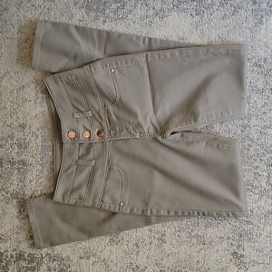 High wasted 3 button jeans